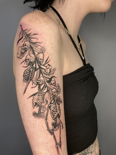 Explore tattoo designs for sailors leg tattoo ideas, creative tattoo ideas in Toledo, available at Art Bound Studio