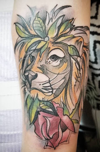 Explore cherub tattoo ideas, creative tattoo ideas in Ann Arbor, available at Lucky Monkey Tattoo Parlour