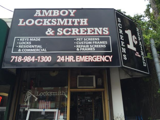 Locksmith «Amboy Locksmith and Screens», reviews and photos, 3842 Richmond Ave, Staten Island, NY 10312, USA