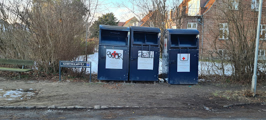 Røde Kors tøjcontainer