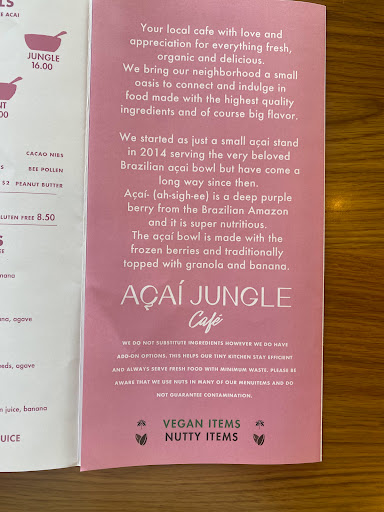 Açai Jungle Bowls Cafe
