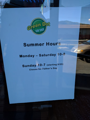 Restaurant «Green Dot Sub Shop», reviews and photos, 15 Hale St, Manson, WA 98831, USA