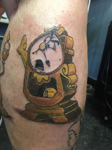 Explore clock tattoo ideas for guys, creative tattoo ideas in Chattanooga, available at Standard Ink Tattoo Co