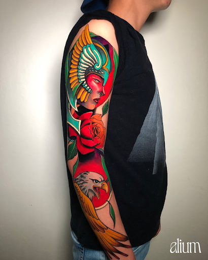 Explore mockingbird tattoo ideas, creative tattoo ideas in Culver City, available at Alium Tattoo Studio