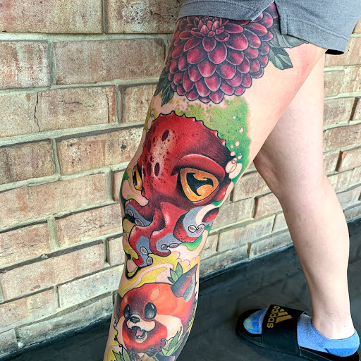 Explore inner ear tattoo ideas, creative tattoo ideas in Tallmadge, available at Killjoy tattoo