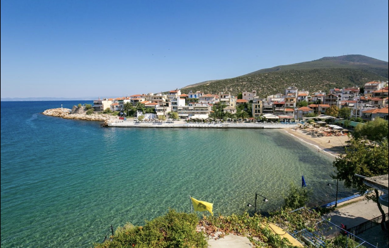 Foto di Skala Maries beach con molto pulita livello di pulizia