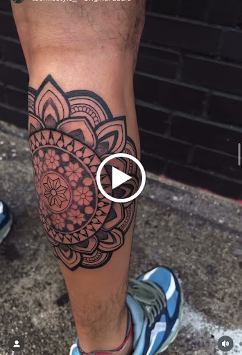 Explore back of ear tattoo ideas, creative tattoo ideas in Woodhaven, available at 94 Ink Tattoos