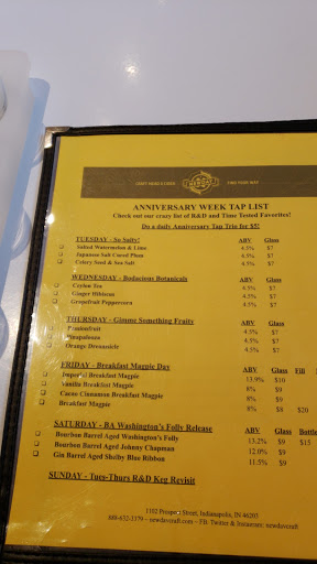 Brewery «New Day Craft Mead & Cider», reviews and photos, 1102 Prospect St, Indianapolis, IN 46203, USA