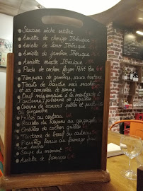 Le Petit Pan à Paris menu