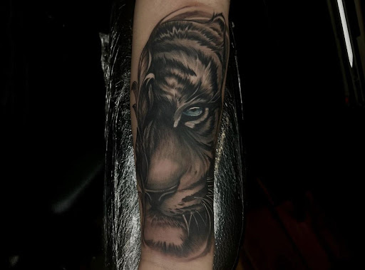 Explore tattoo ideas for thigh, creative tattoo ideas in Philadelphia, available at Inkadelphia Tattoo Studio