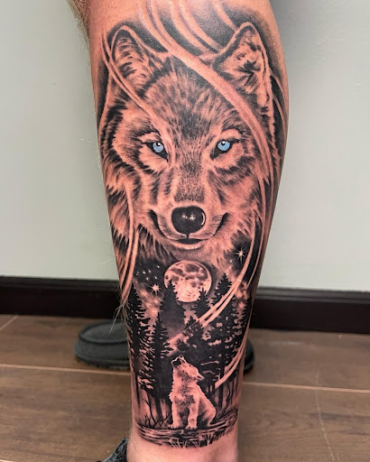 Explore virgin mary tattoo ideas, creative tattoo ideas in Kenosha, available at Kenosha Tattoo Company