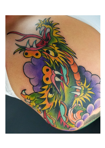 Explore cruise tattoo ideas, creative tattoo ideas in Powell, available at Hummingbird Tattoo Studio