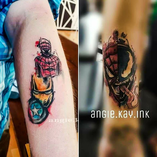 Explore tattoo name ideas, creative tattoo ideas in Casper, available at Luna & Lotus Amethyst Ink Angie Kay