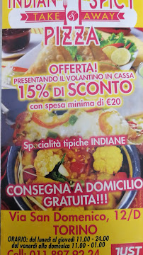 Shivam Indian Spicy à Turin menu