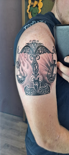 Explore voodoo doll tattoo ideas, creative tattoo ideas in Dallas, available at Change of Tides Tattoo