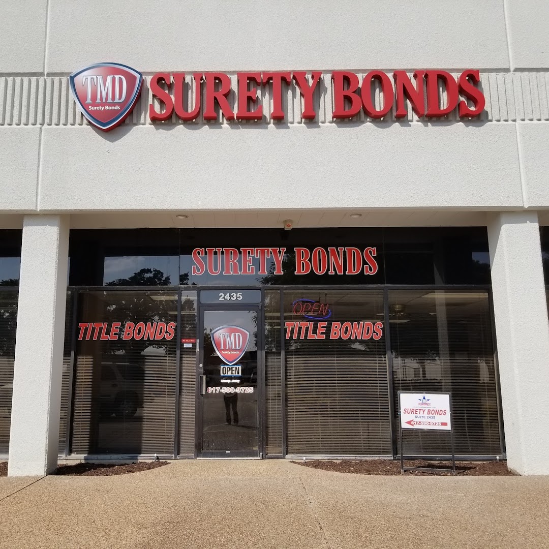 TMD Surety Bonds - Bonded Titles - Dealer Bonds - Construction Bonds