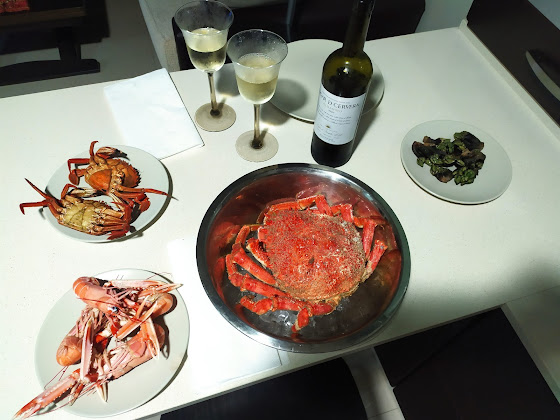 Plats et boissons Apartamento turístico Apartamento La Cantera 36993 Combarro