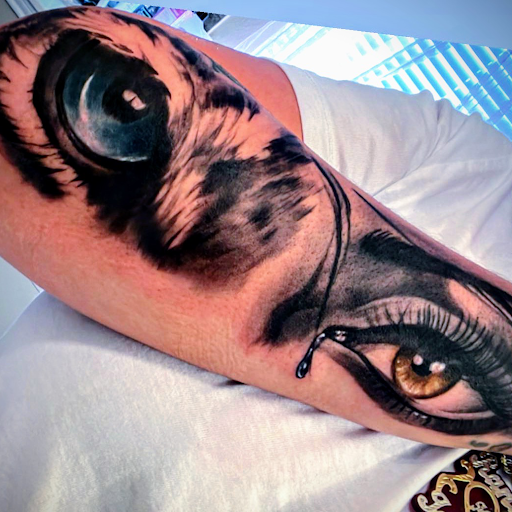 Explore truck tattoo ideas, creative tattoo ideas in Dallas, available at Empire barbers & Ink