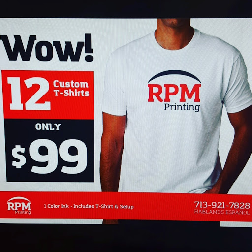 Print Shop «RPM Printing», reviews and photos, 13447 Woodforest Blvd, Houston, TX 77015, USA