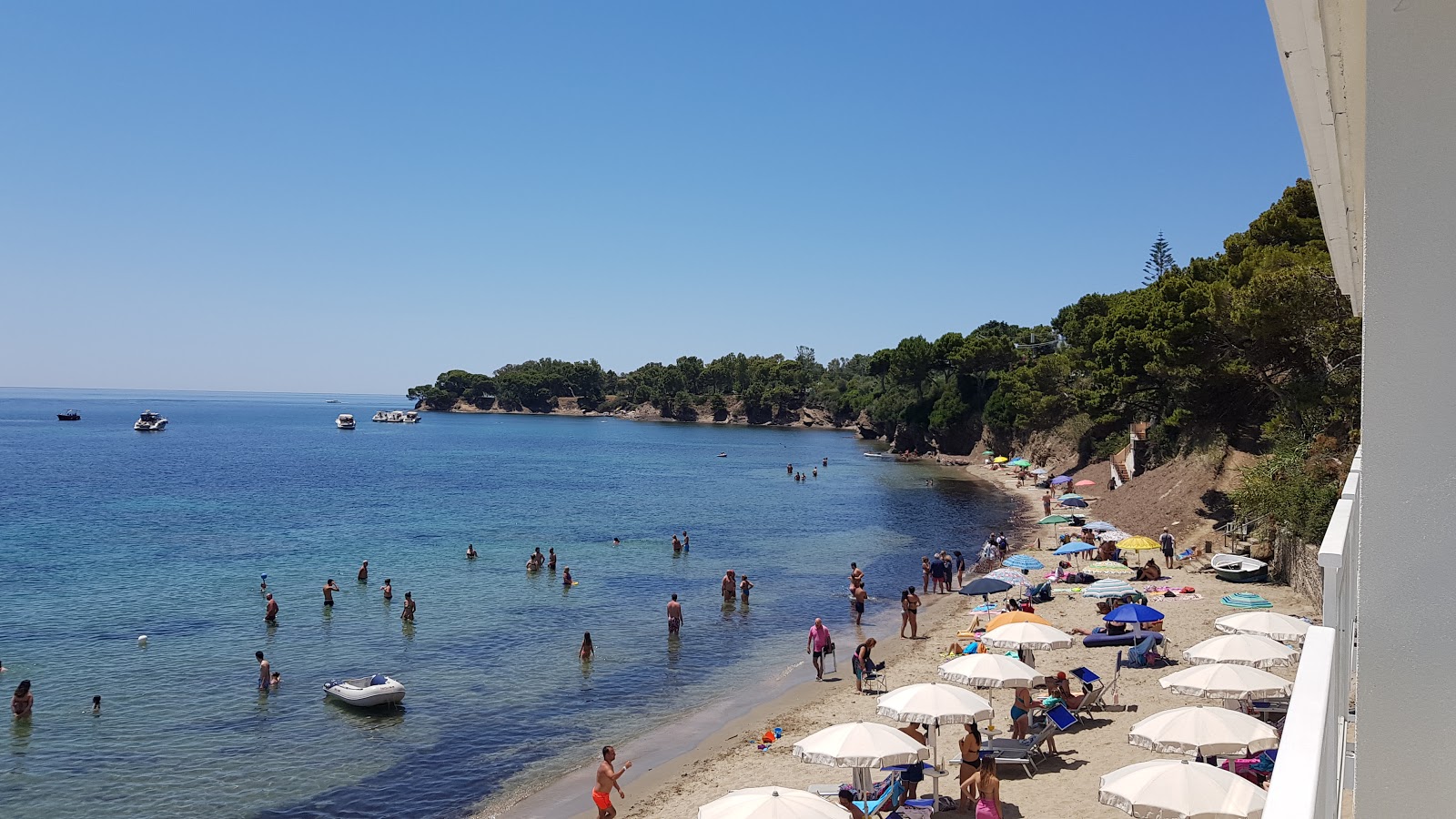 Spiaggia di Ogliastro Marina'in fotoğrafı - rahatlamayı sevenler arasında popüler bir yer