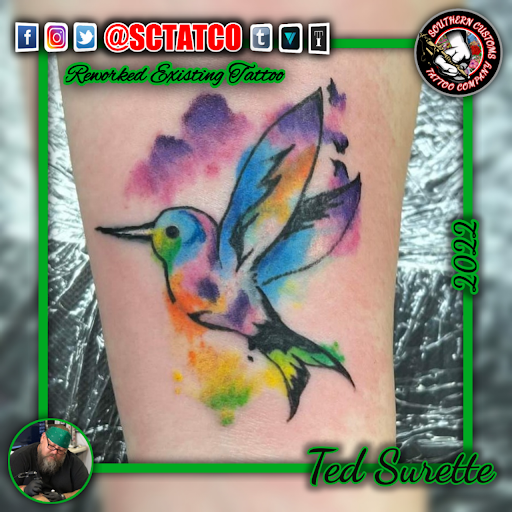Explore gamble tattoo ideas, creative tattoo ideas in Fayetteville, available at Southern Customs Tattoo Company