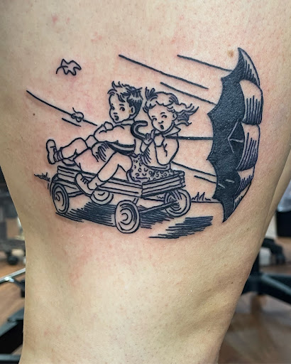 Explore small forearm tattoo ideas for men, creative tattoo ideas in Cocoa, available at Rorschach Tattoo Shop and Piercing Studio