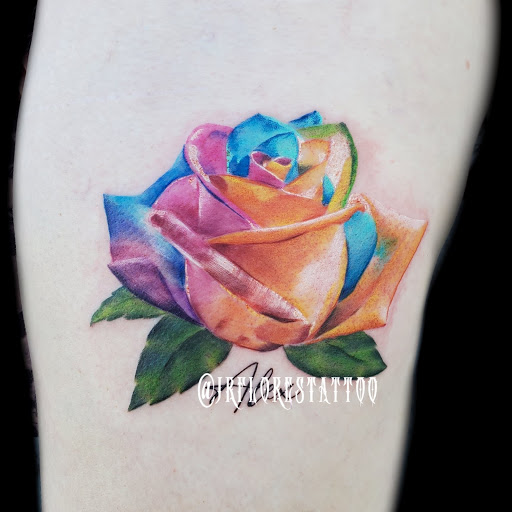 Explore blue flame tattoo ideas, creative tattoo ideas in Caldwell, available at Blue Ring Studio Tattoo & Piercing