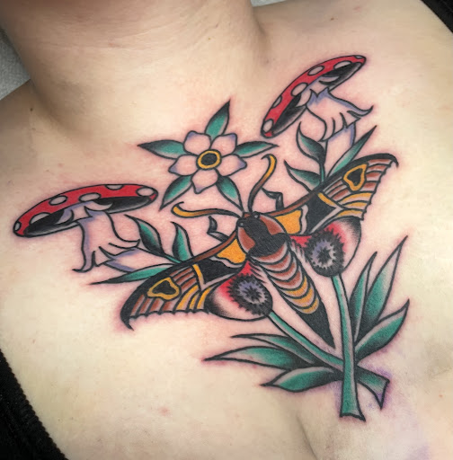 Explore family tattoo sleeve ideas, creative tattoo ideas in Bangor, available at El Dorado Tattoos