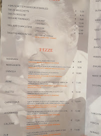 Made In Sud Pizzeria à Nice menu
