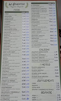 Menu du La Salentina à Reggio Emilia