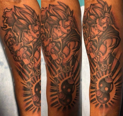 Explore arm and shoulder tattoo ideas, creative tattoo ideas in Shippensburg, available at Guerilla Tattoo