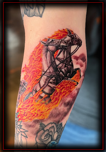 Explore flower tattoo sleeve ideas, creative tattoo ideas in Fremont, available at Eternal Tattoo And Body Piercing