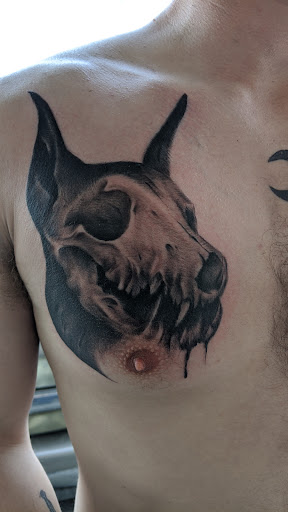 Explore detroit tattoo ideas, creative tattoo ideas in Elko, available at Iron Anchor Tattoo