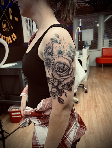 Explore cute dog tattoos ideas, creative tattoo ideas in Moberly, available at Blackheart Collective