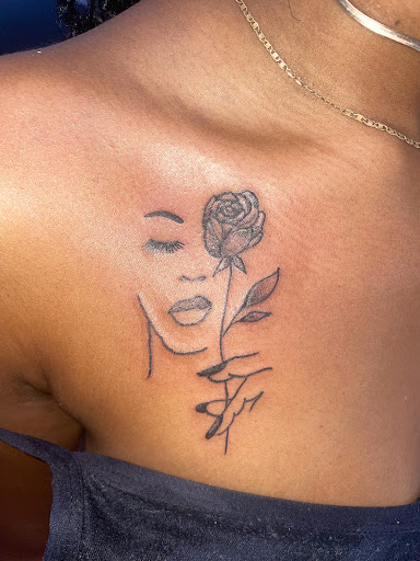 Explore men's side neck tattoo ideas, creative tattoo ideas in Orange Park, available at Big City Tattoo and Piercing