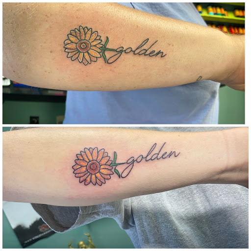 Find dragon arm tattoo ideas for your next unique tattoo in Meridian at Creative Pain Tattoo Studio