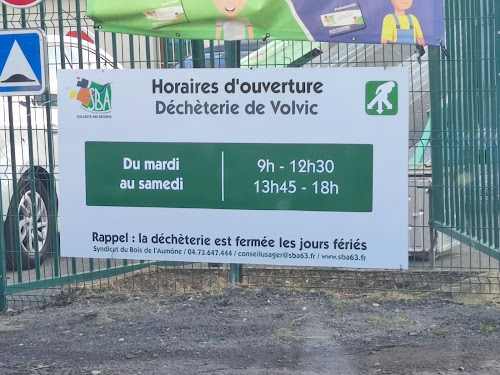 Centre de recyclage Déchetterie de Volvic Volvic
