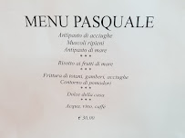Menu / carte de Pescatori del Magliano à Massa