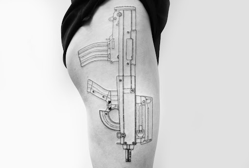 Explore thigh hip tattoo ideas, creative tattoo ideas in Sunnyvale, available at Greego tattoo