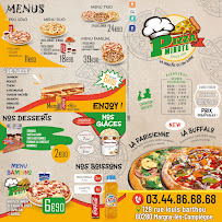 Menu / carte de Pizza Minute à Margny-lès-Compiègne