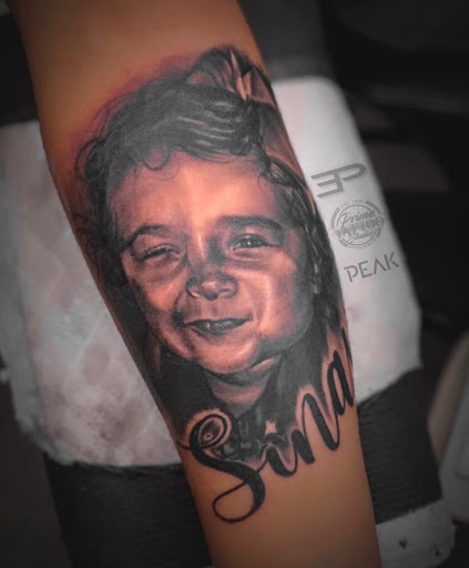 Find best friend memorial tattoo ideas for your next unique tattoo in Hattiesburg at Everything Prime Art Studio