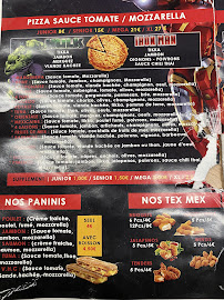 Carte du Marvel Pizza à Méry-sur-Oise