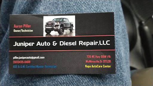 Auto Repair Shop «Juniper Auto & Diesel Repair», reviews and photos, 2245 NE Evans St, McMinnville, OR 97128, USA
