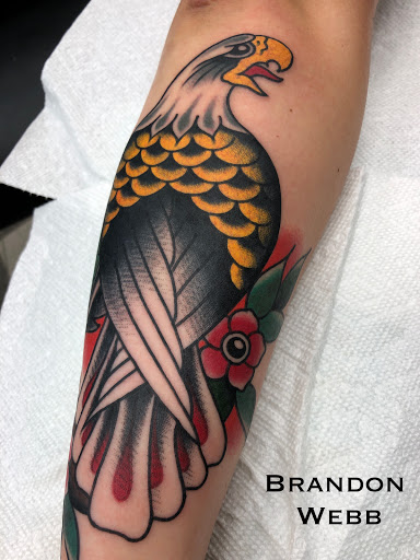 Explore vulture tattoo ideas, creative tattoo ideas in Virginia Beach, available at Salt Water Tattoo