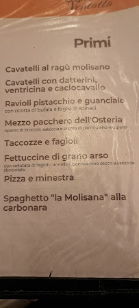 Menu du Ristorante Campobasso | Osteria28 à Campobasso