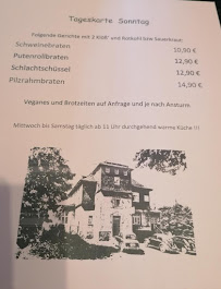 Landgasthof Schöne Aussicht à Bad Steben carte