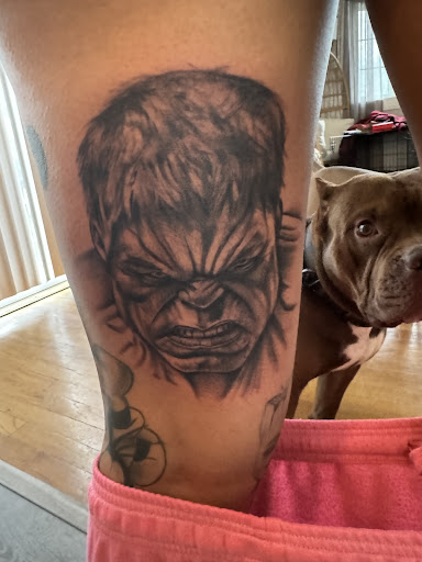 Explore women's hand tattoo ideas, creative tattoo ideas in Cicero, available at Serenity Tattoo