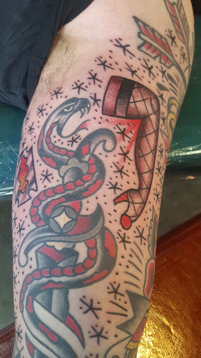 Explore auto mechanic tattoo ideas, creative tattoo ideas in Reno, available at Aces Tattoo