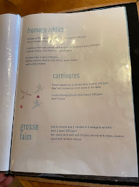 Restaurant français Le Clin d'Oeil à Morzine - menu / carte