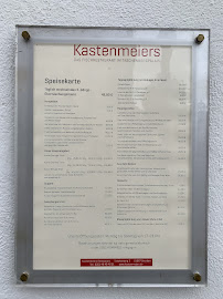Kastenmeiers à Dresden menu
